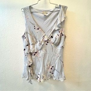 Banana Republic Women’s Silk Printed Sleeveless Top